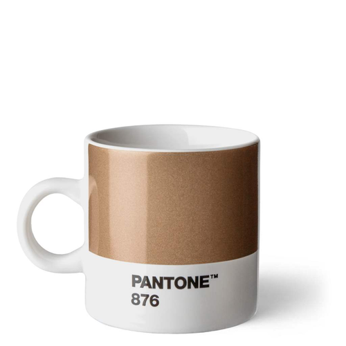 Pantone Porzellan-Espressotasse BRONZE 876