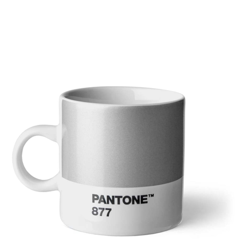 Pantone Porzellan-Espressotasse SILVER 877
