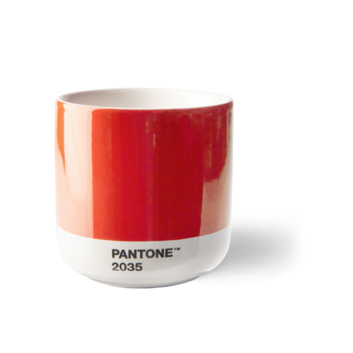 Pantone Porzellan-Becher Cortado RED 2035, 190 ml