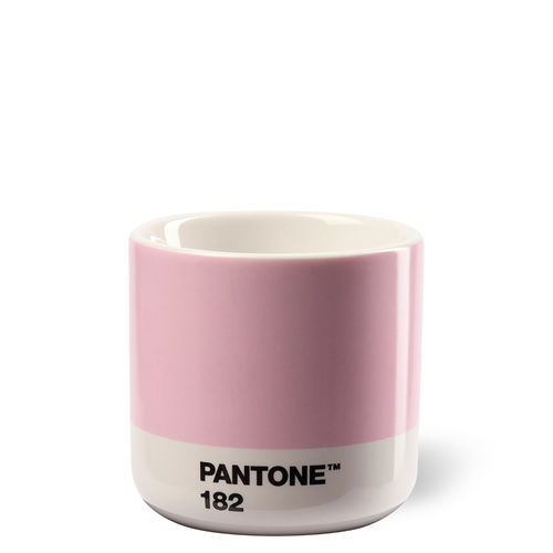Pantone Porzellan-Thermobecher Macchiato LIGHT PINK 182 C, 100 ml