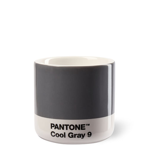 Pantone Porzellan-Thermobecher Macchiato COOL GRAY 9 C, 100 ml