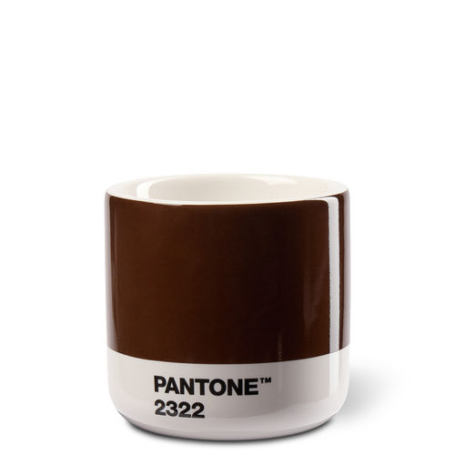 Pantone Porzellan-Thermobecher Macchiato BROWN 2322, 100 ml