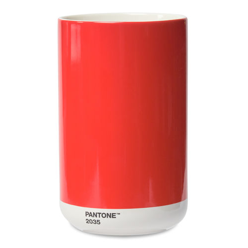 Pantone Porzellan Vase RED 2035, 1000 ml