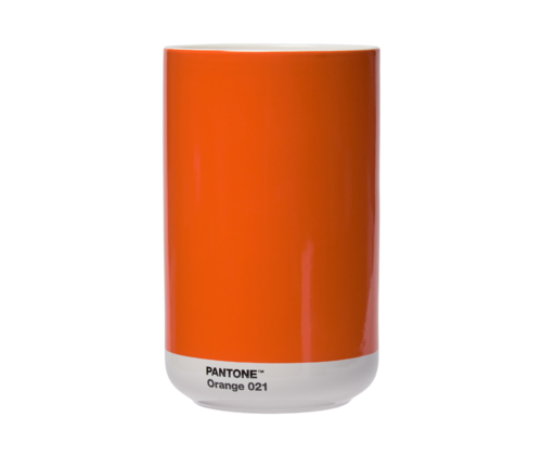 Pantone Porzellan Vase ORANGE 021, 1000 ml