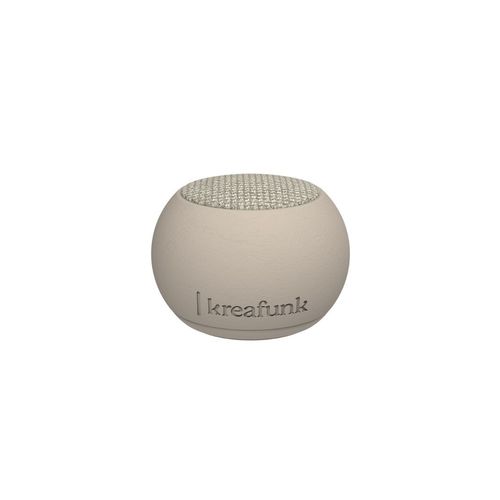 KREAFUNK Bluetooth-Speaker aGO Stone, ivory sand